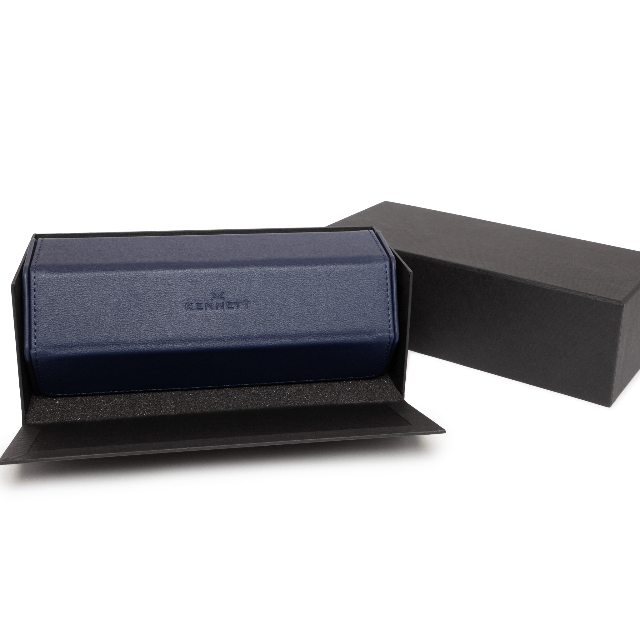 Kennett 3 - Piece Hexagon Watch Case – Dark Blue Kennett Great Britain