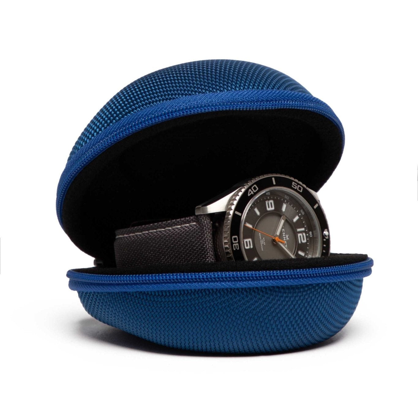 Blue Single Watch Travel Case – Sleek, Durable & Portable watchcaseKennett Great Britain