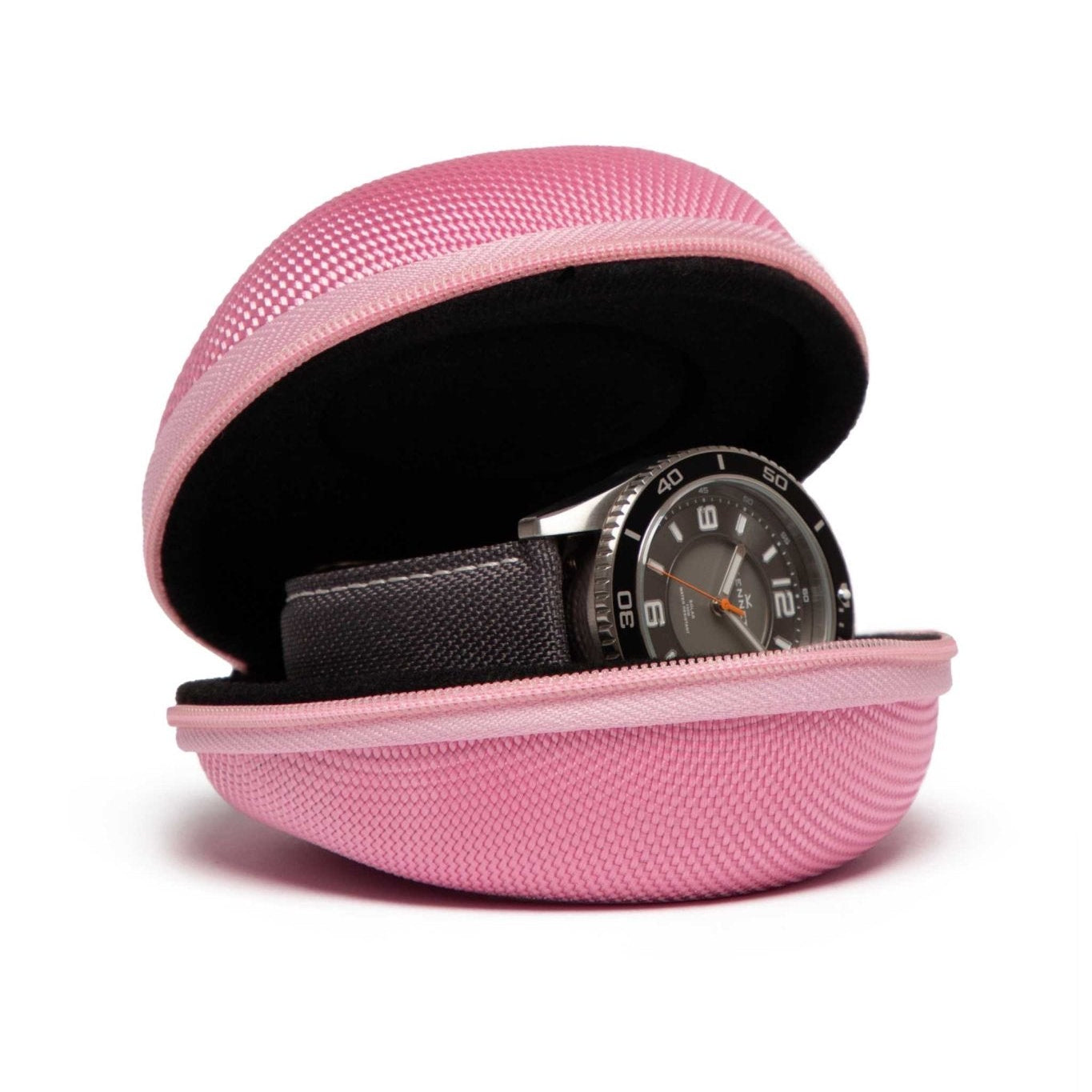 Pink Single Watch Travel Case – Stylish, Protective & Compact watchcaseKennett Great Britain