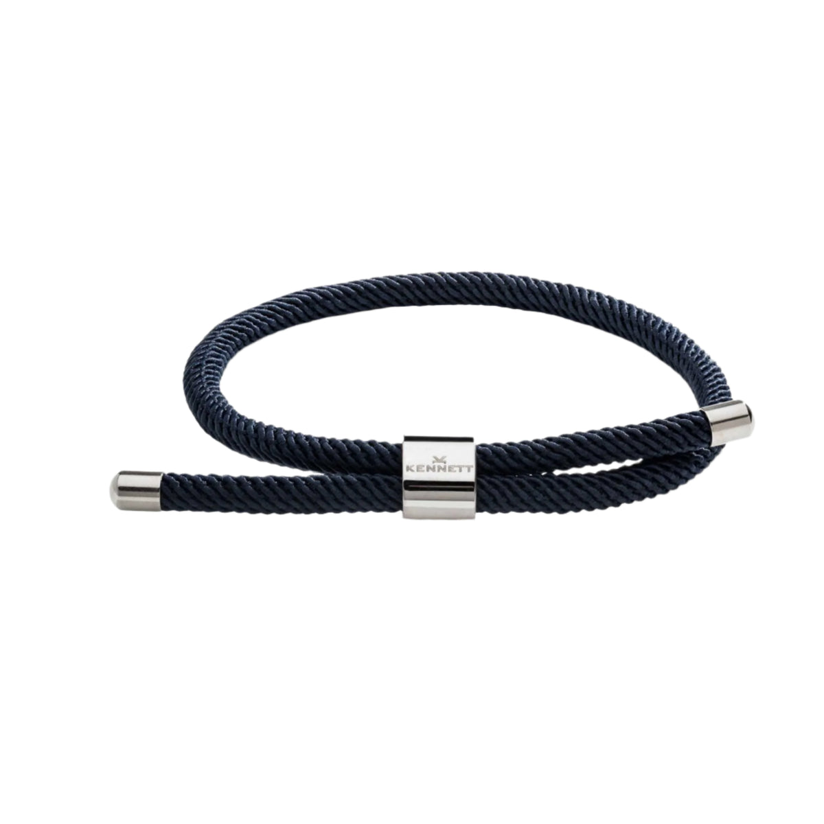 Kennett Adjustable Nylon Cord Bracelet in Yachty Navy