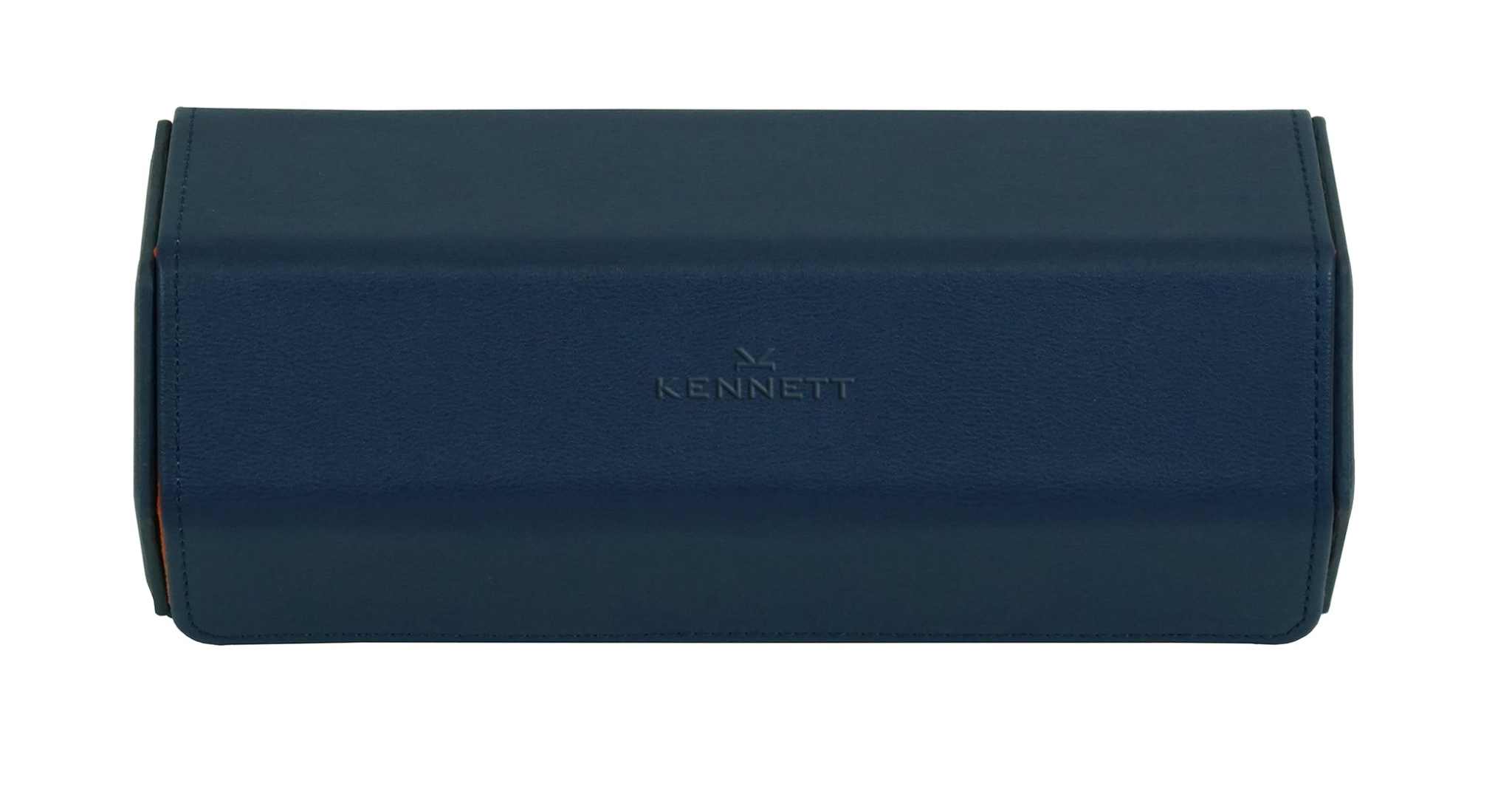 Kennett 3 - Piece Hexagon Watch Case – Dark Blue Kennett Great Britain