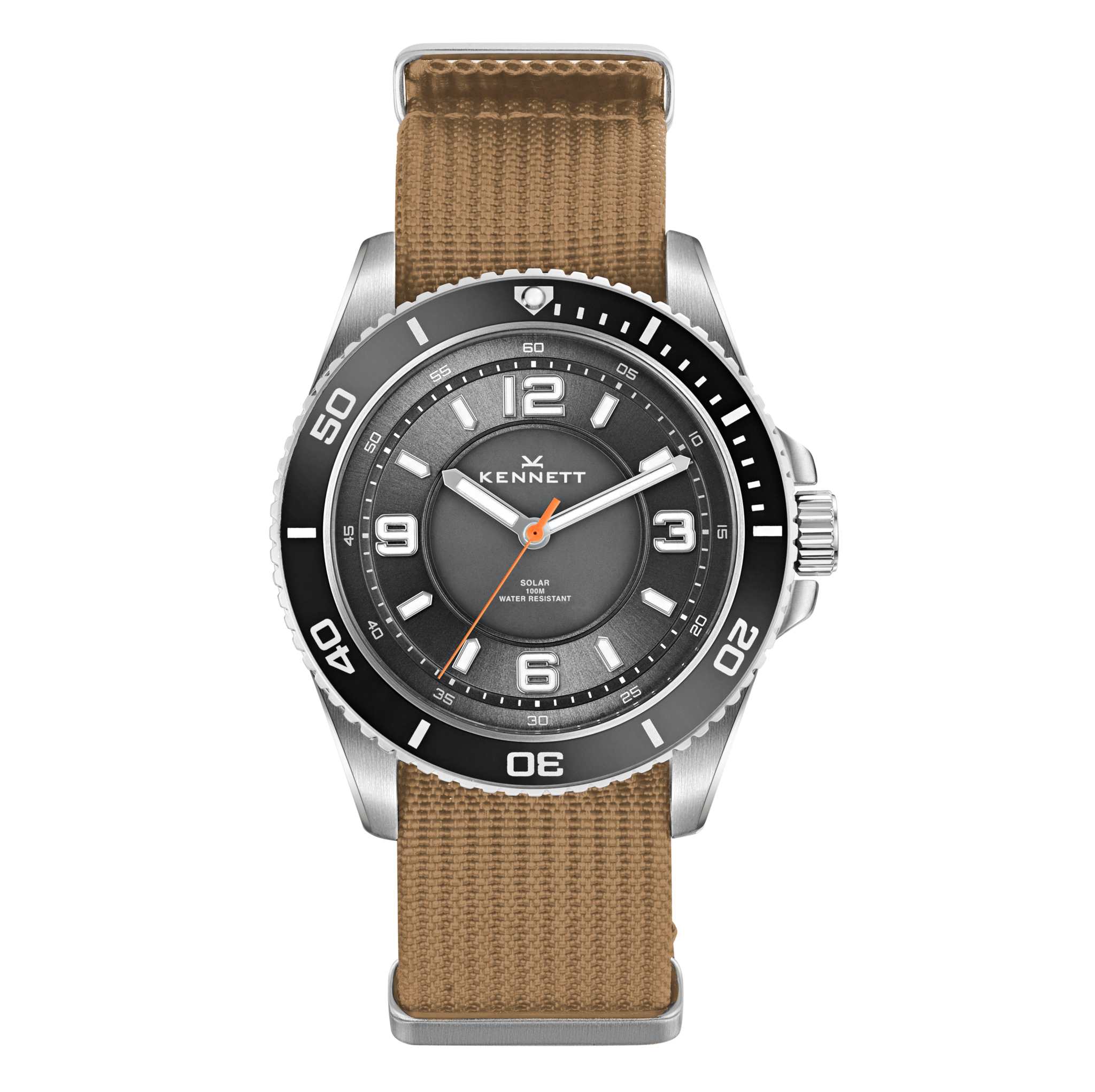 Kennett Solaxplorer Solar - Powered Adventure Watch with Fabric Straps Mens WatchKennett Great Britain