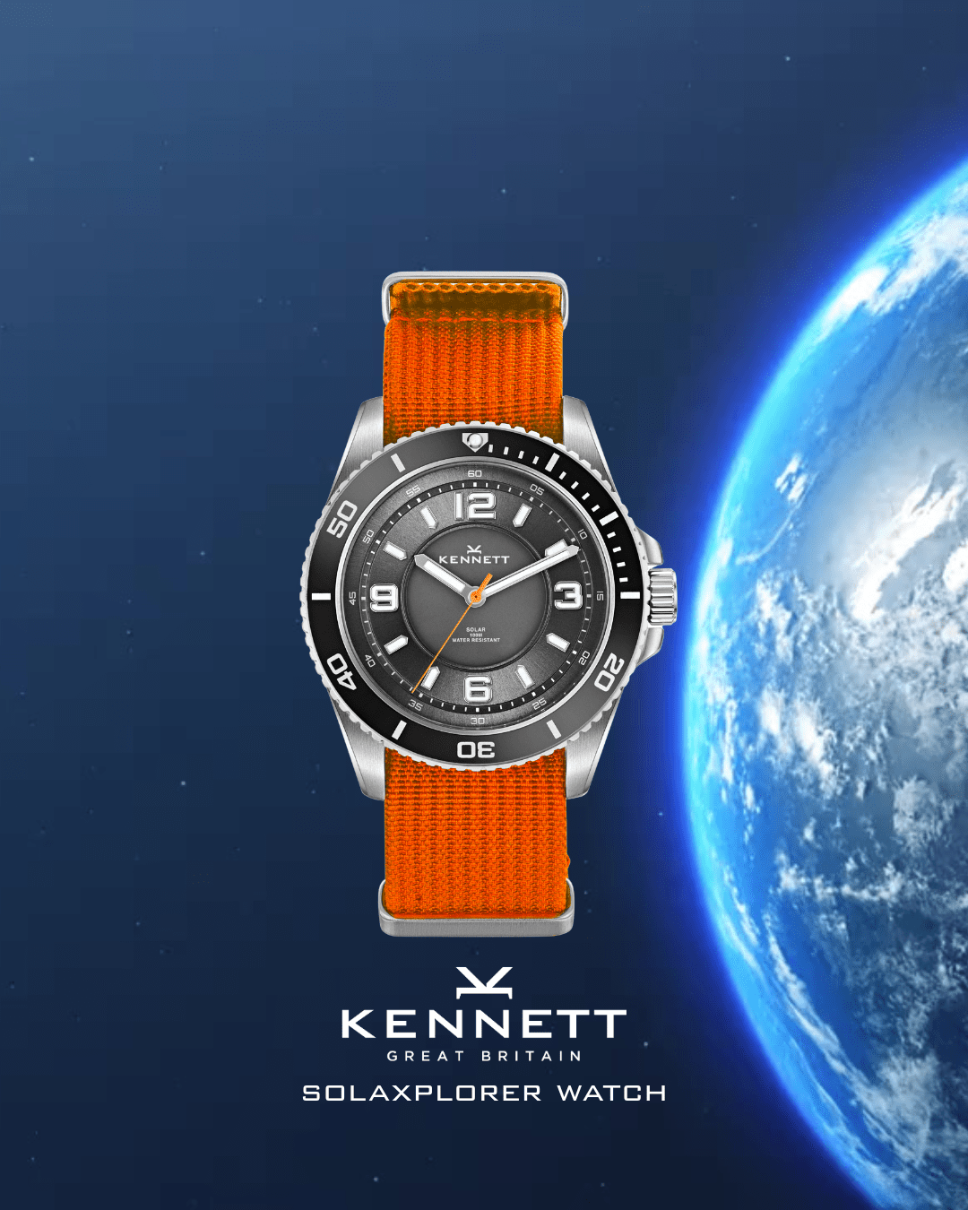 Kennett Solaxplorer Watch: Precision Meets Sustainability with the Seiko Epson AS01 Solar Movement - Kennett Great Britain