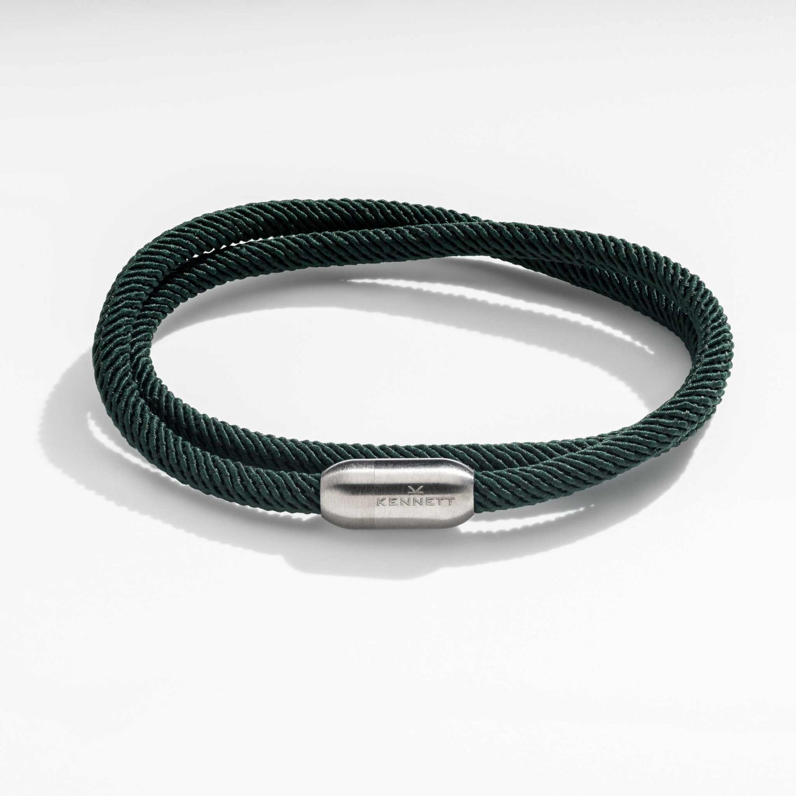 Green Double Wrap bracelet by Kennett