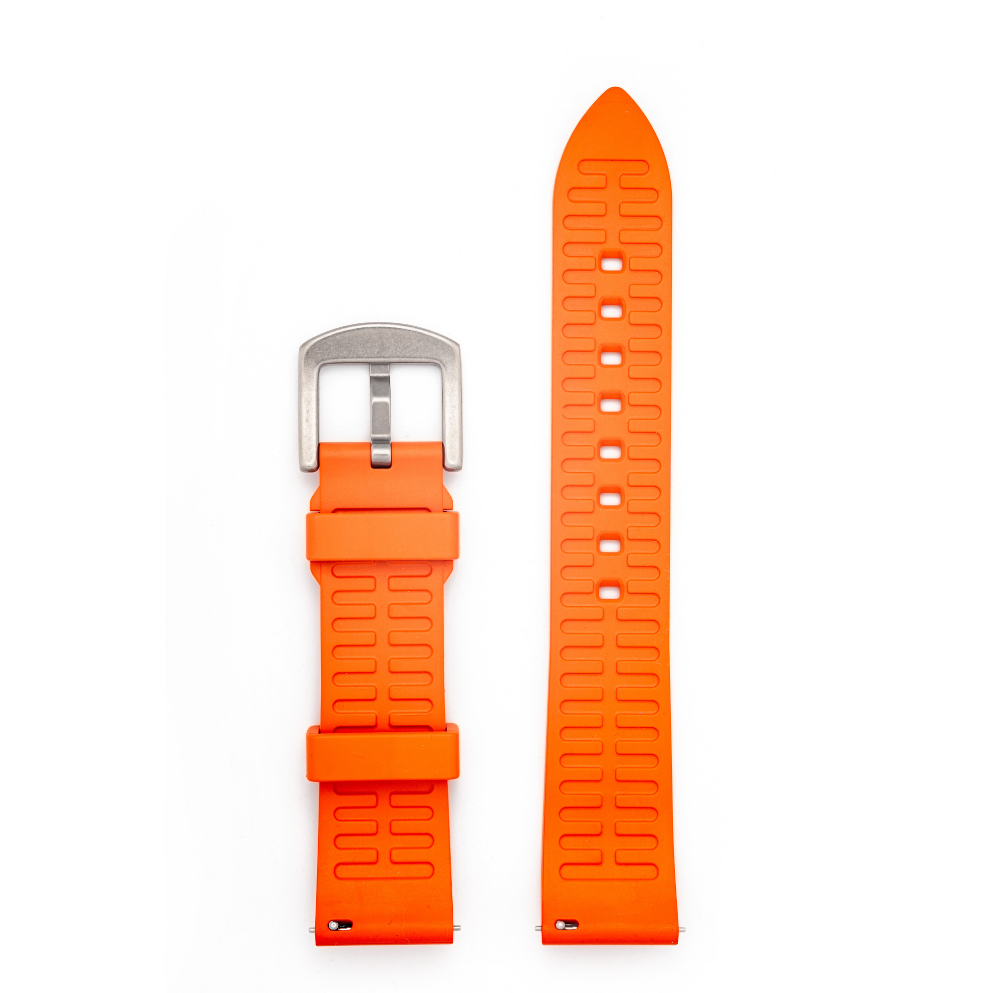 22MM Kennett FKM Rubber Orange Watch Brand