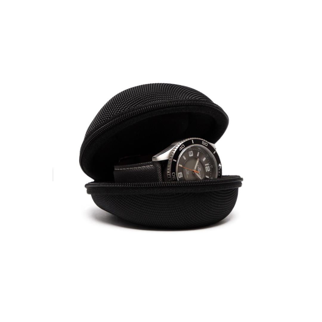 Black Single Watch Travel Case – Secure & Compact Design watchcaseKennett Great Britain