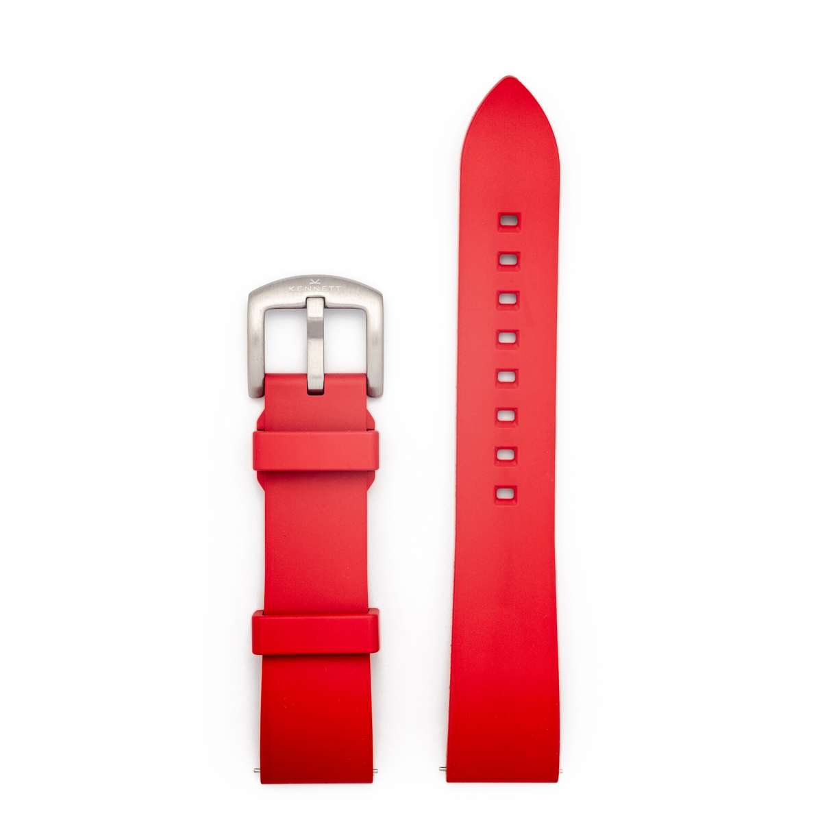 Kennett FKM Rubber Watch Strap 22MM Red