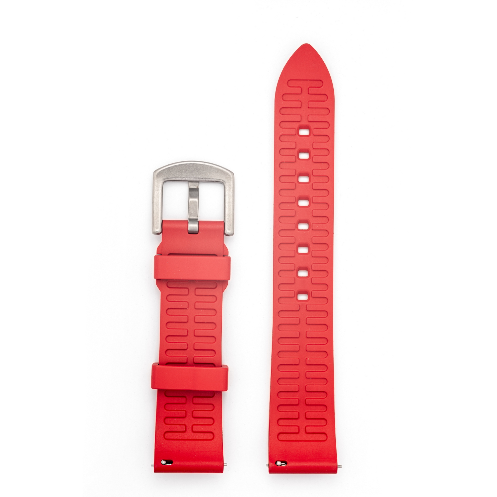 Kennett FKM Rubber Watch Strap 22MM Red