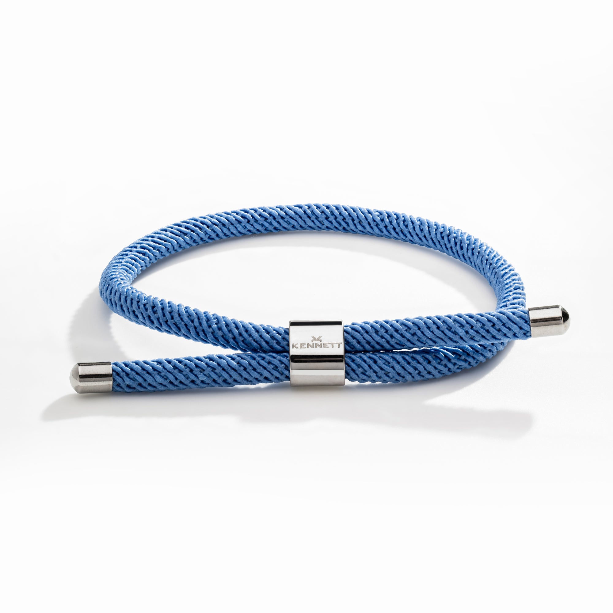 Kennett Cayman Blue Cord Bracelet, Adjustable unisex jewellery