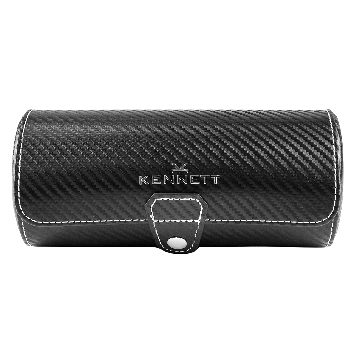 Kennett Watch Roll | Carbon Fibre Effect Watch Storage for Collectors Watch RollKennett Great Britain