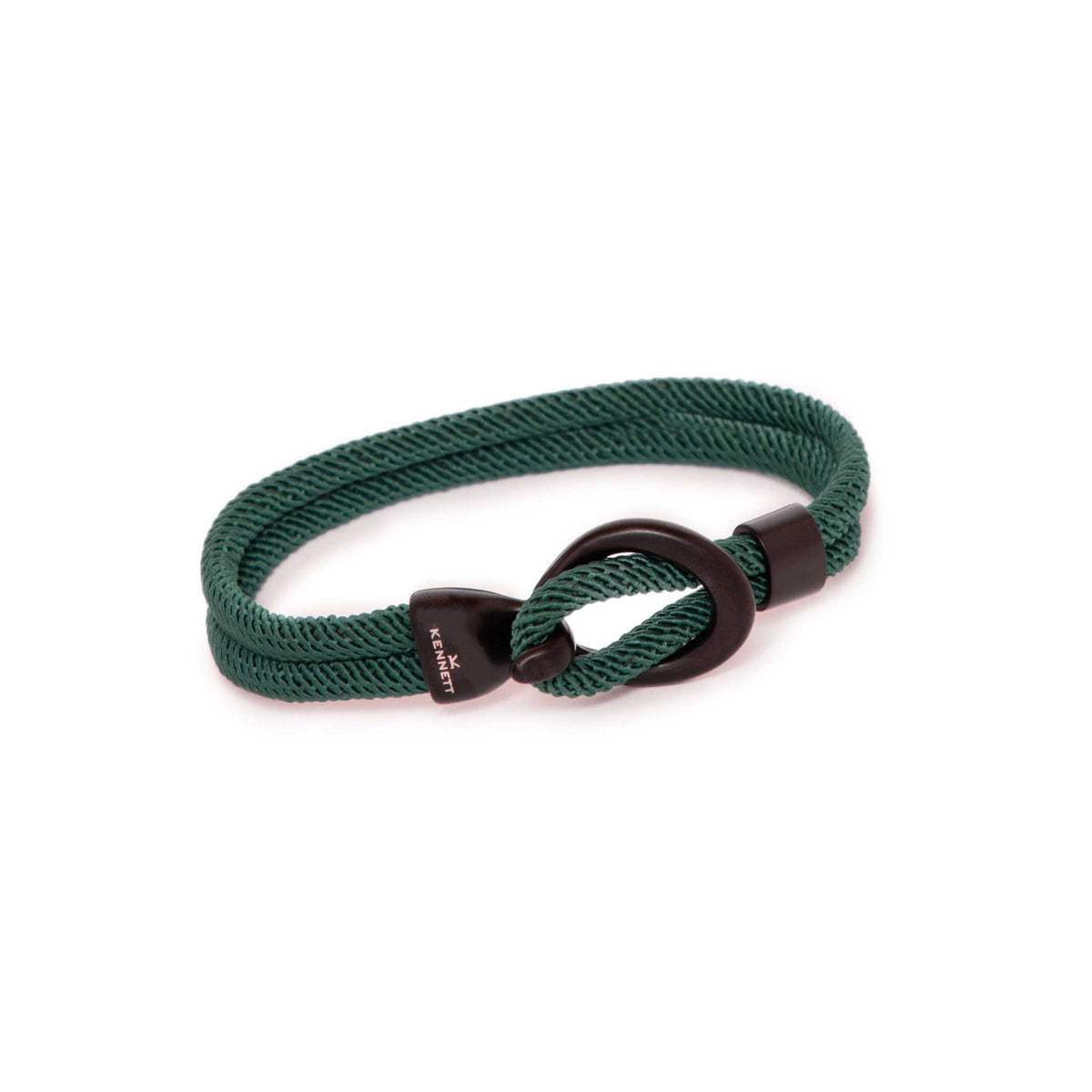 Kennett Ventana Bracelet – Black Stainless Steel Rope Cord Bracelet Kennett Great Britain