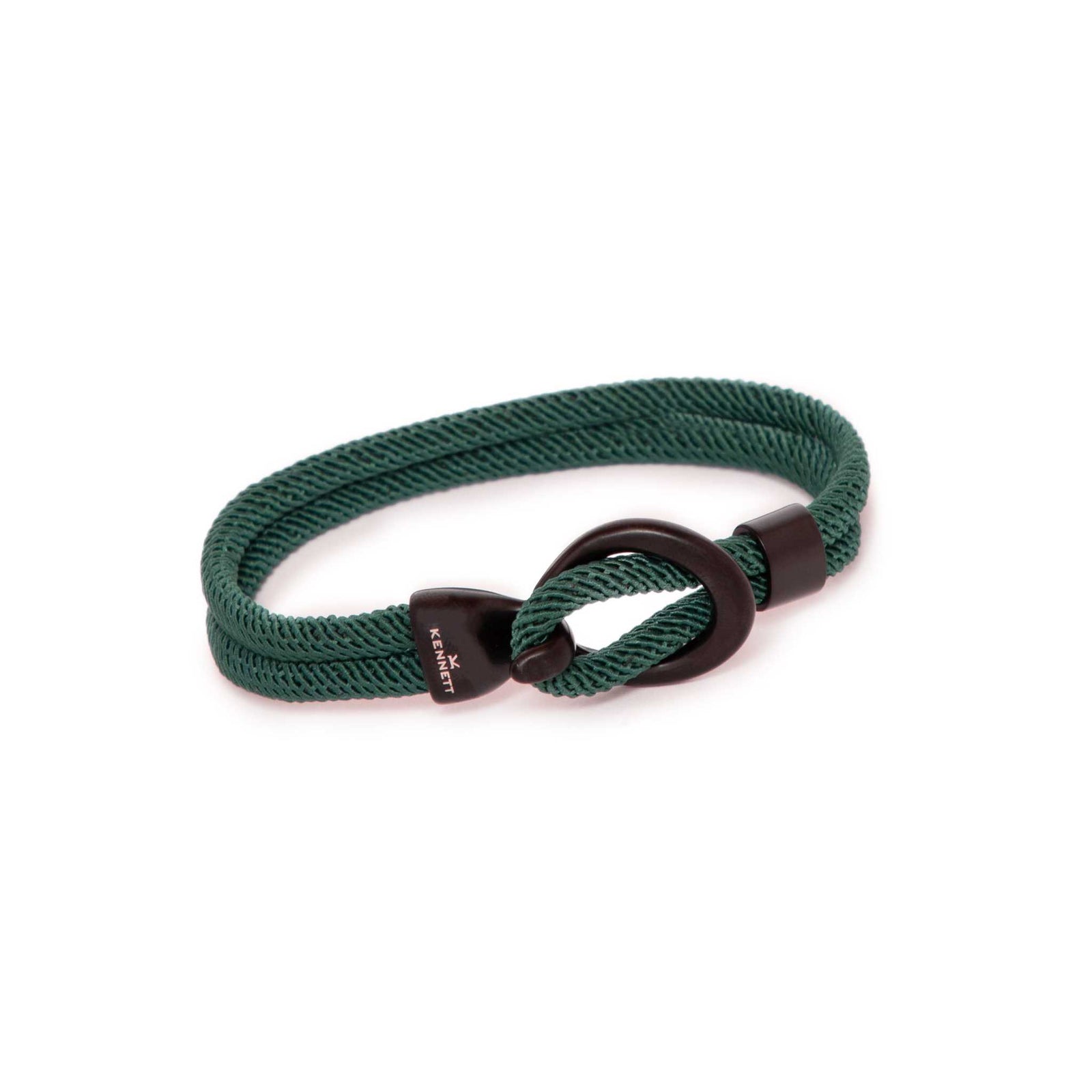Kennett Ventana Bracelet – Black Stainless Steel Rope Cord Bracelet Kennett Great Britain