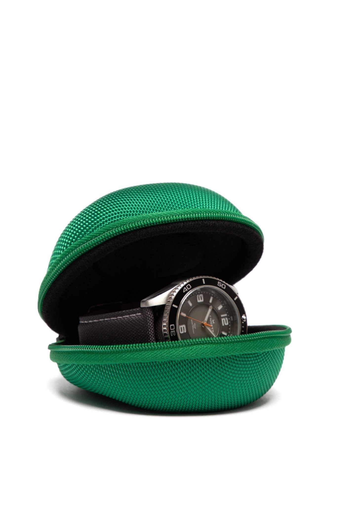 Green Single Watch Travel Case – Secure & Stylish Storage watchcaseKennett Great Britain