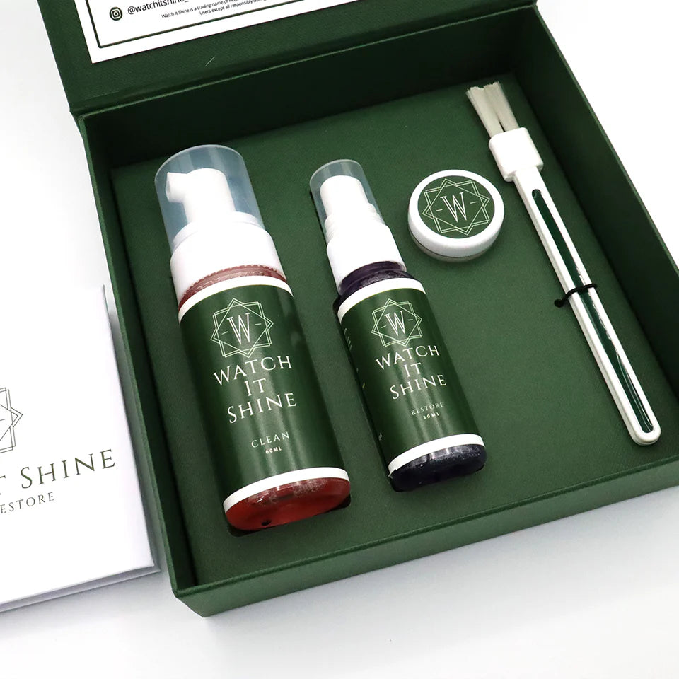 Watch It Shine Luxury 7 Piece Watch Cleaning Kit
