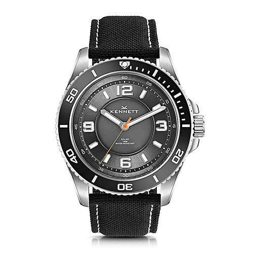 Kennett Solaxplorer Solar Watch - 100M Waterproof, Japanese Movement