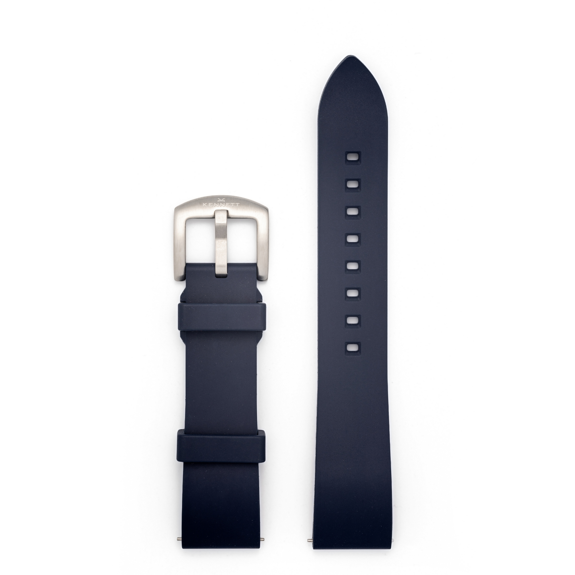 Kennett FKM Rubber Watch Strap 22MM Navy