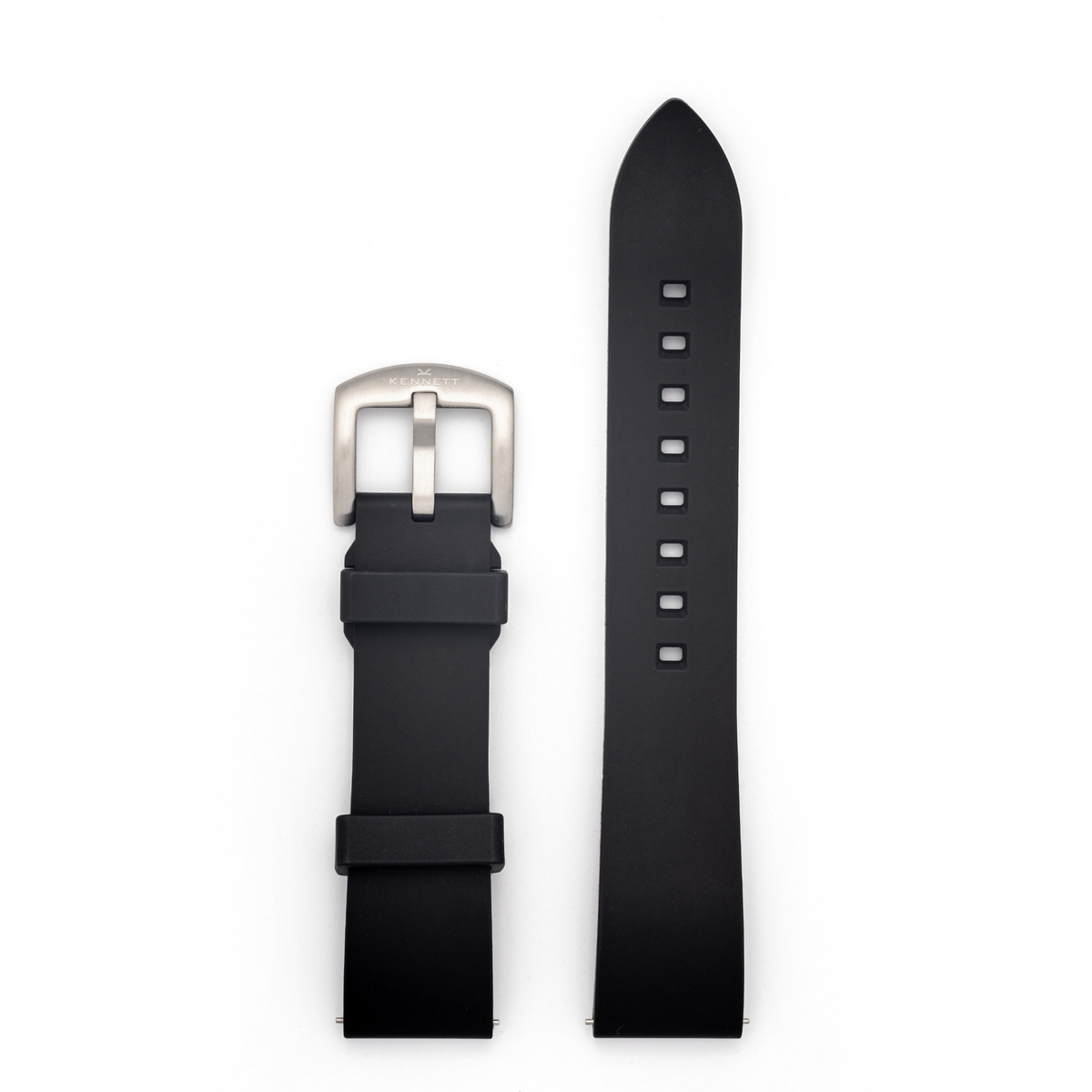 Kennett FKM Rubber Watch Strap 22MM Black