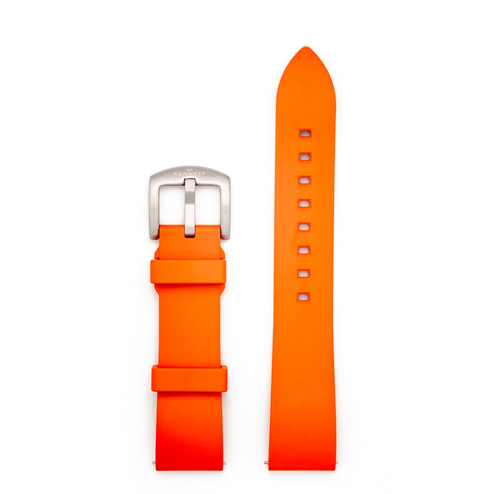 Kennett FKM Rubber Strap 22MM Orange Kennett Great Britain