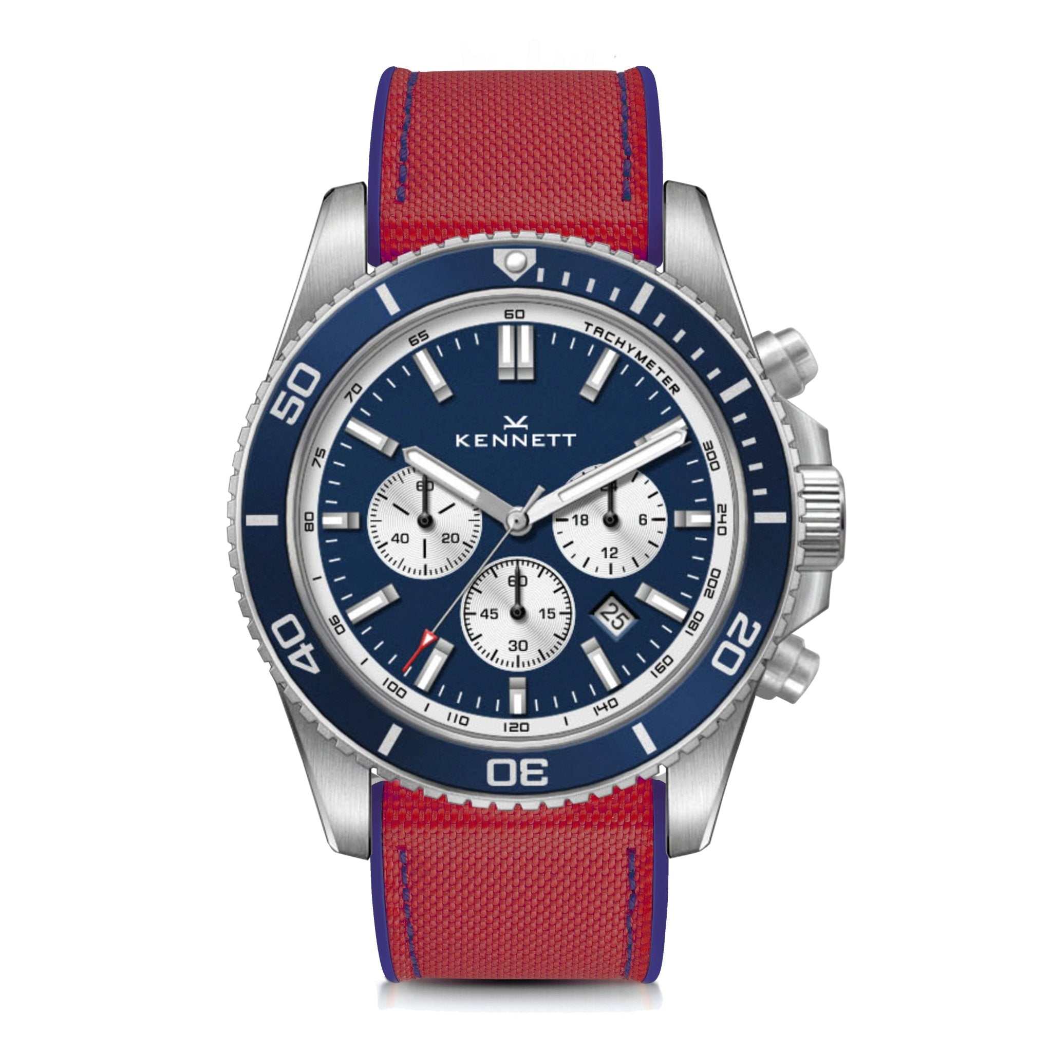 Kennett PaceSetter Chronograph Watch | Nautical Inspired | 10 ATM