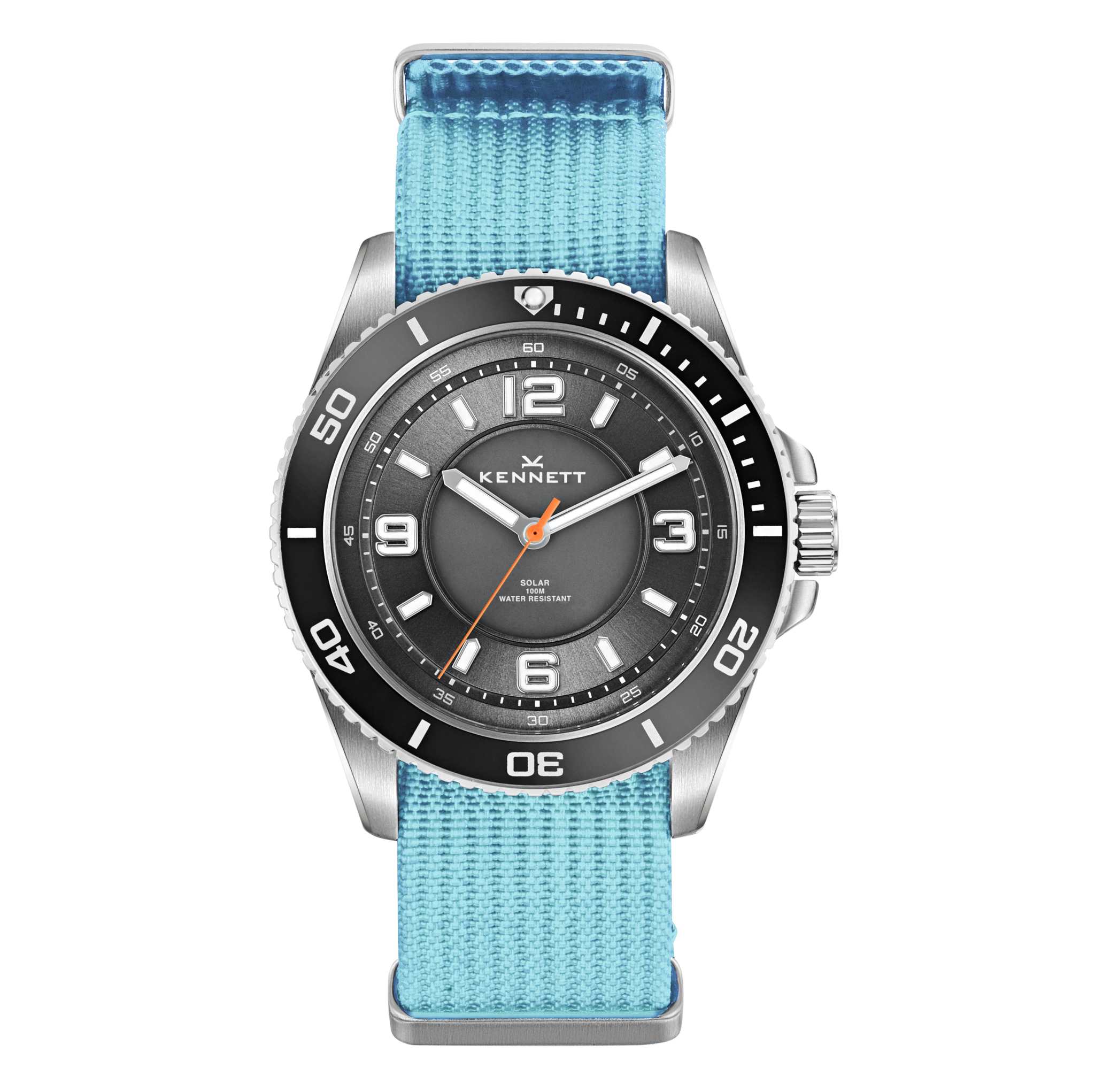 Kennett Solaxplorer Solar-Powered Adventure Watch with Fabric Straps