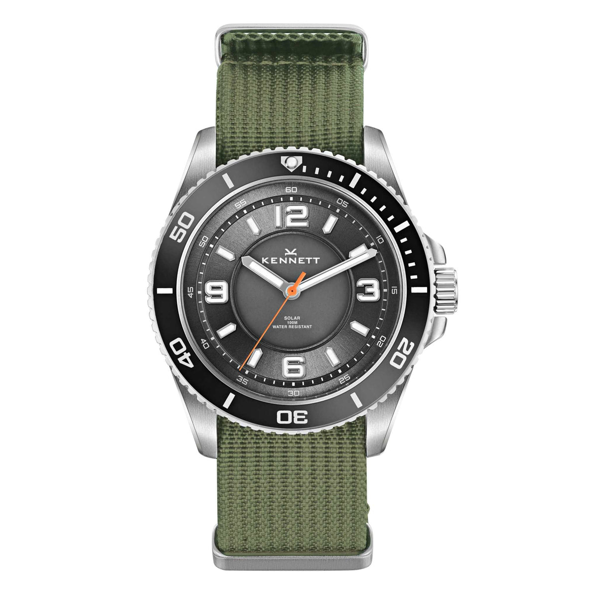 Kennett Solaxplorer Solar - Powered Adventure Watch with Fabric Straps Mens WatchKennett Great Britain