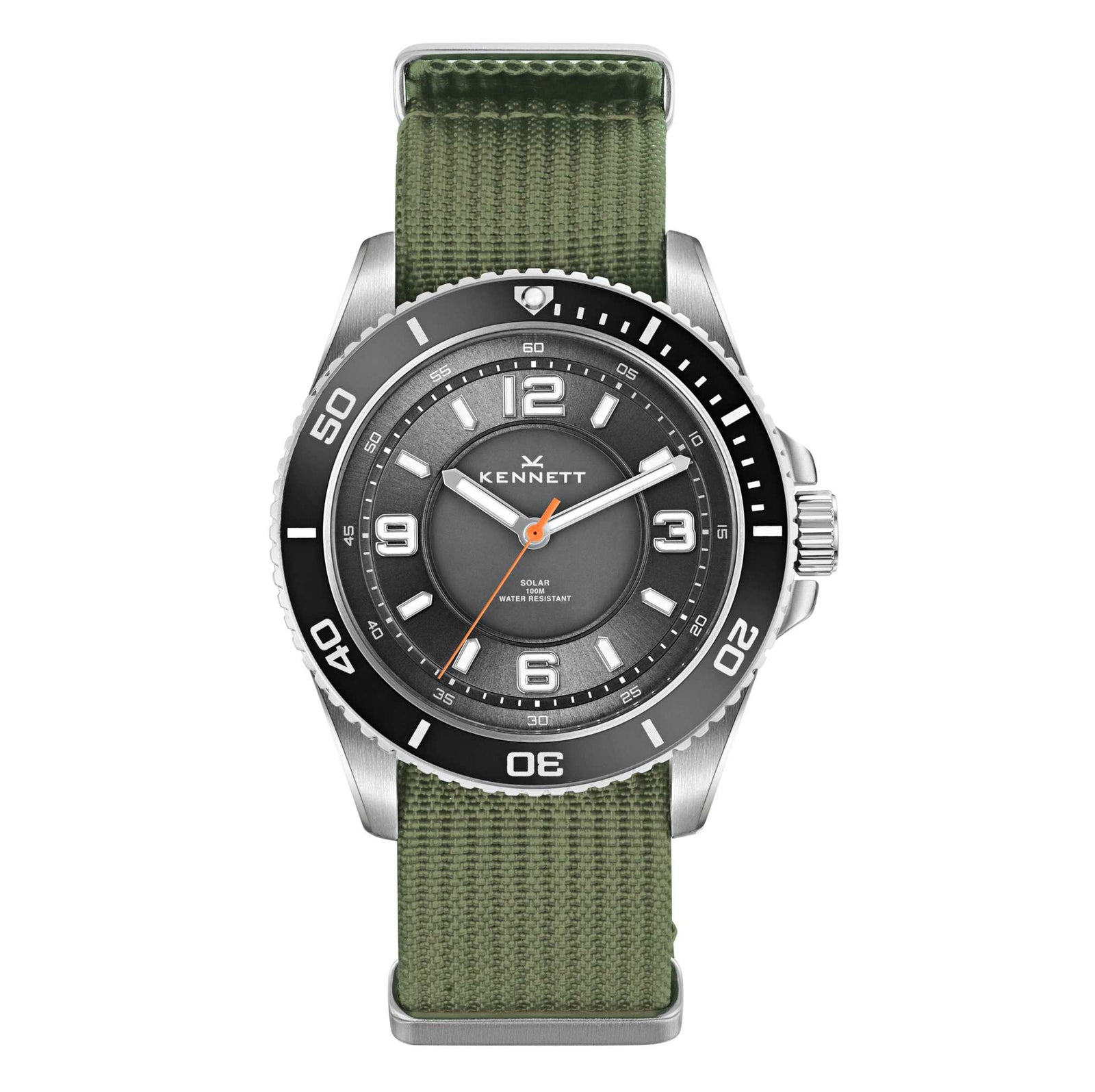 Kennett Solaxplorer Solar - Powered Adventure Watch with Fabric Straps Mens WatchKennett Great Britain