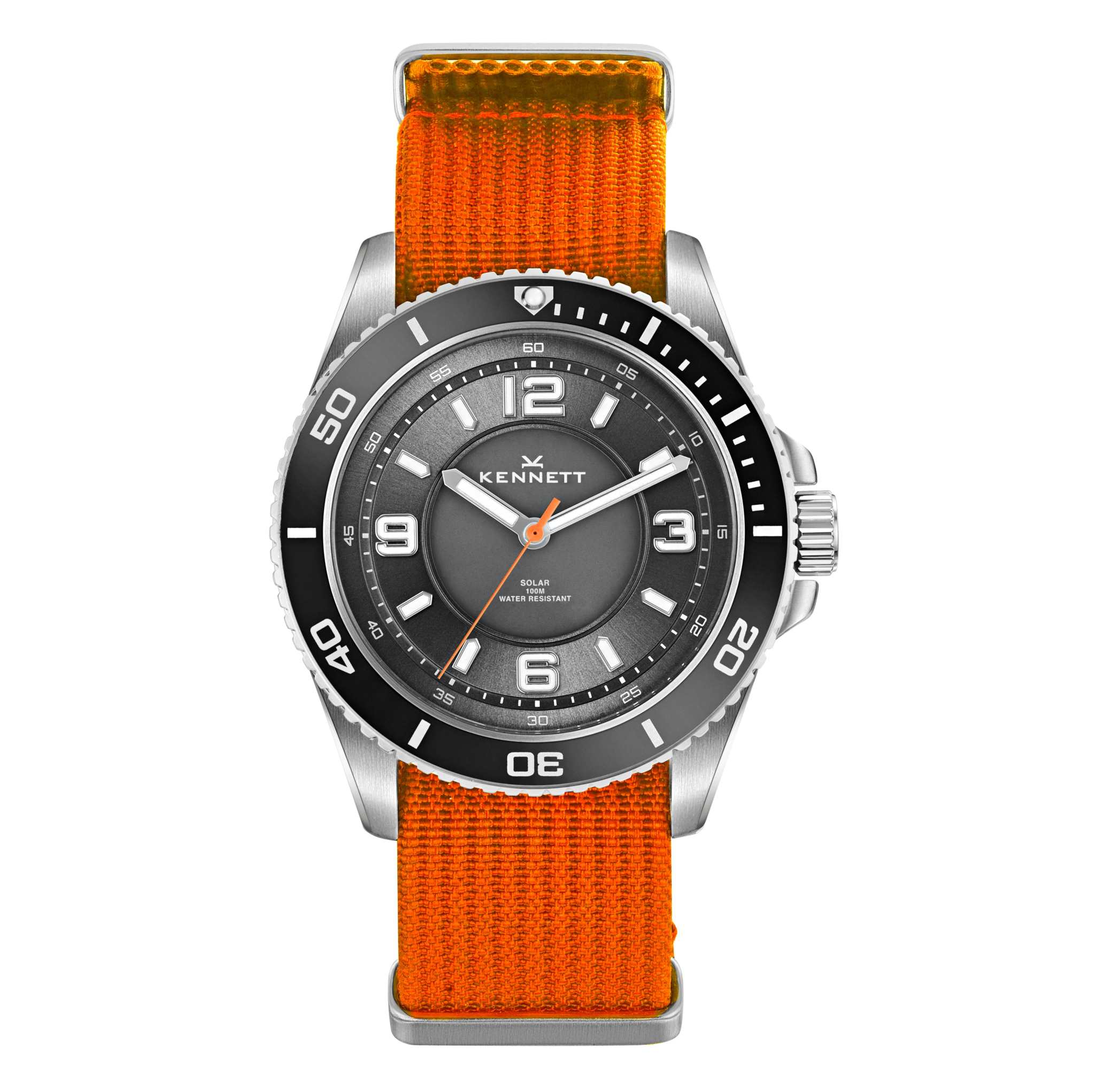 Kennett Solaxplorer Solar-Powered Adventure Watch with Fabric Straps