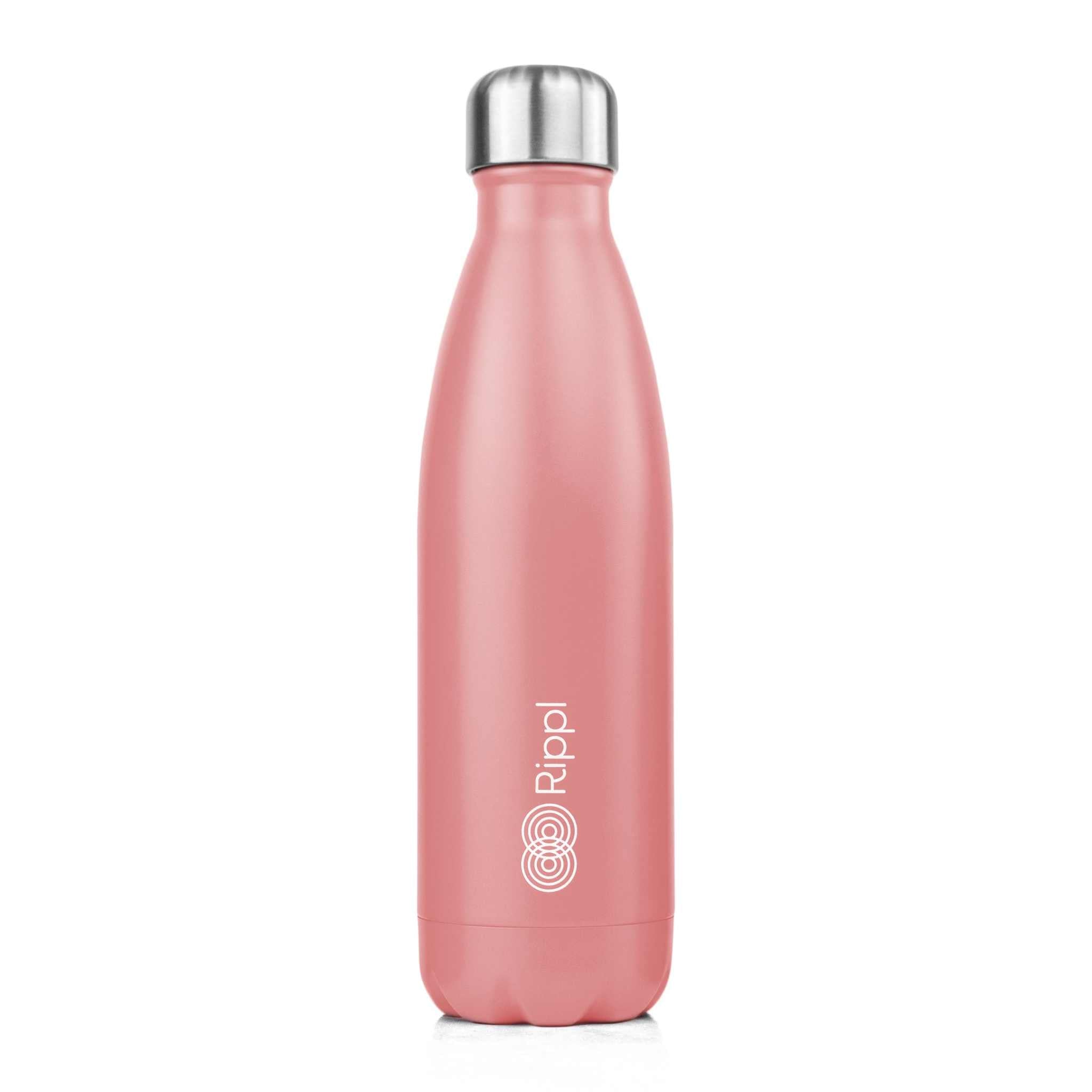 Rippl Pink Water Bottle 500ML Kennett Great Britain